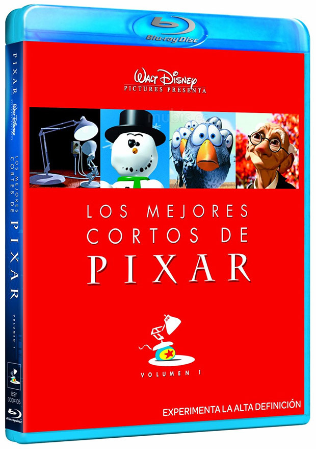 carátula Los Mejores Cortos de Pixar - Vol. 1 Blu-ray 1