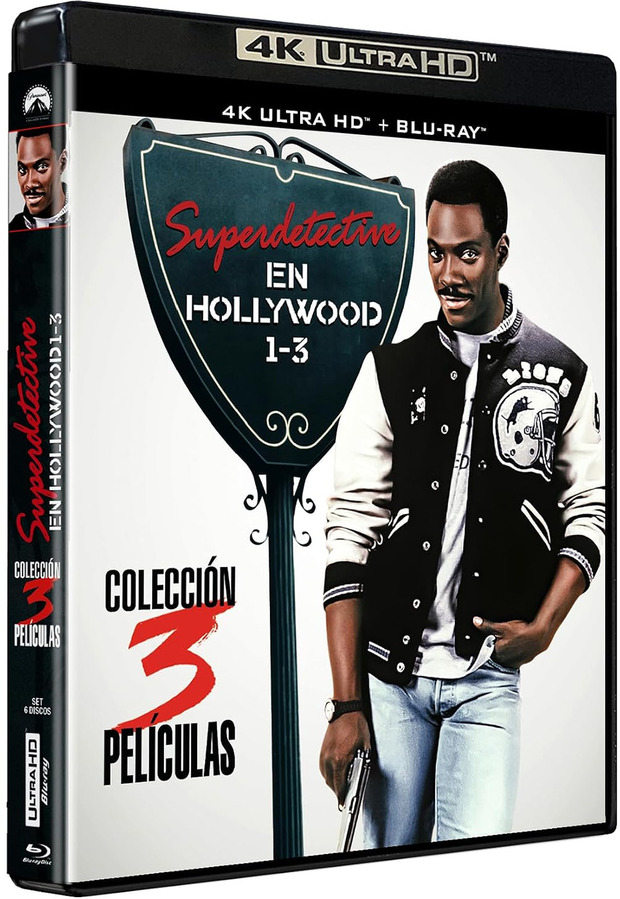 Superdetective en Hollywood - Colección 3 Películas Ultra HD Blu-ray
