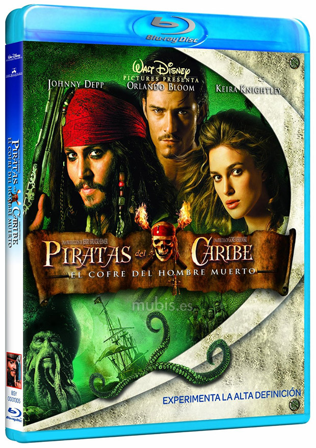 Piratas del Caribe 2: El Cofre del Hombre Muerto Blu-ray