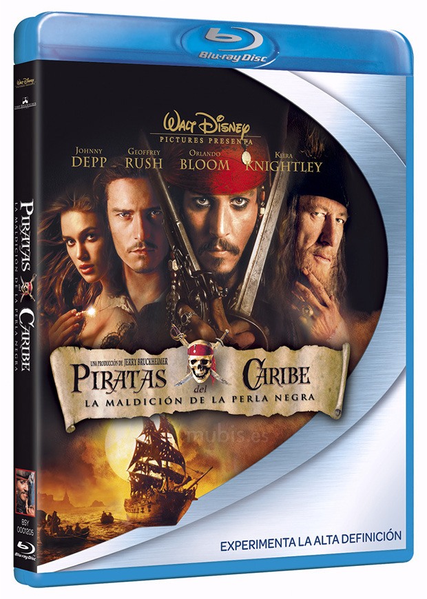 Piratas del Caribe: La Maldición de la Perla Negra Blu-ray