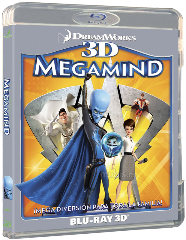 carátula Megamind Blu-ray 3D 1
