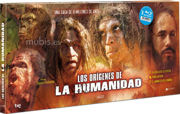 carátula Los Orígenes de la Humanidad Blu-ray 1