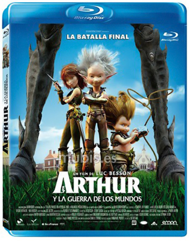 carátula Arthur y la Guerra de los Mundos Blu-ray 1