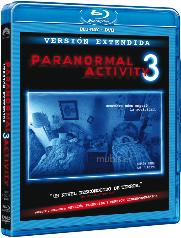 Paranormal Activity 3 Blu-ray