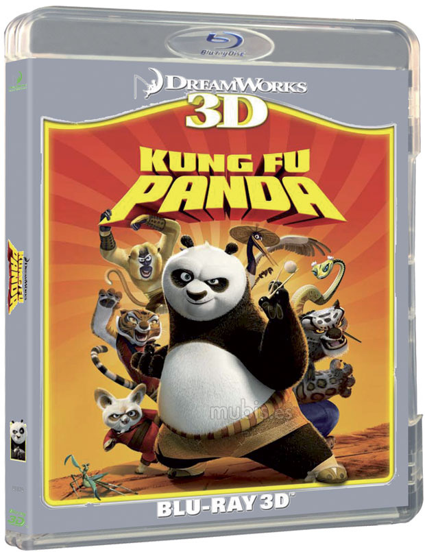 carátula Kung Fu Panda Blu-ray 3D 1