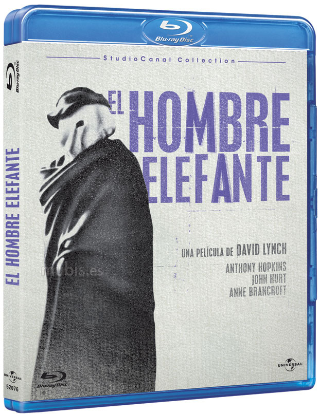 carátula El Hombre Elefante Blu-ray 1