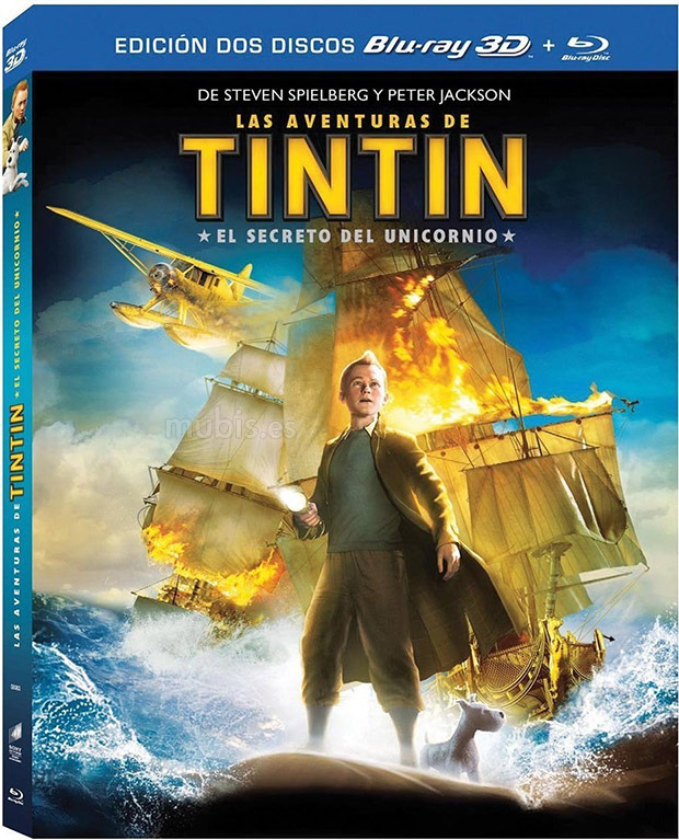 Las Aventuras de Tintin: El Secreto del Unicornio Blu-ray 3D