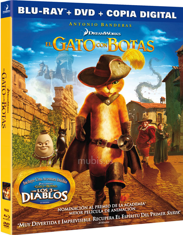 carátula El Gato con Botas Blu-ray 1