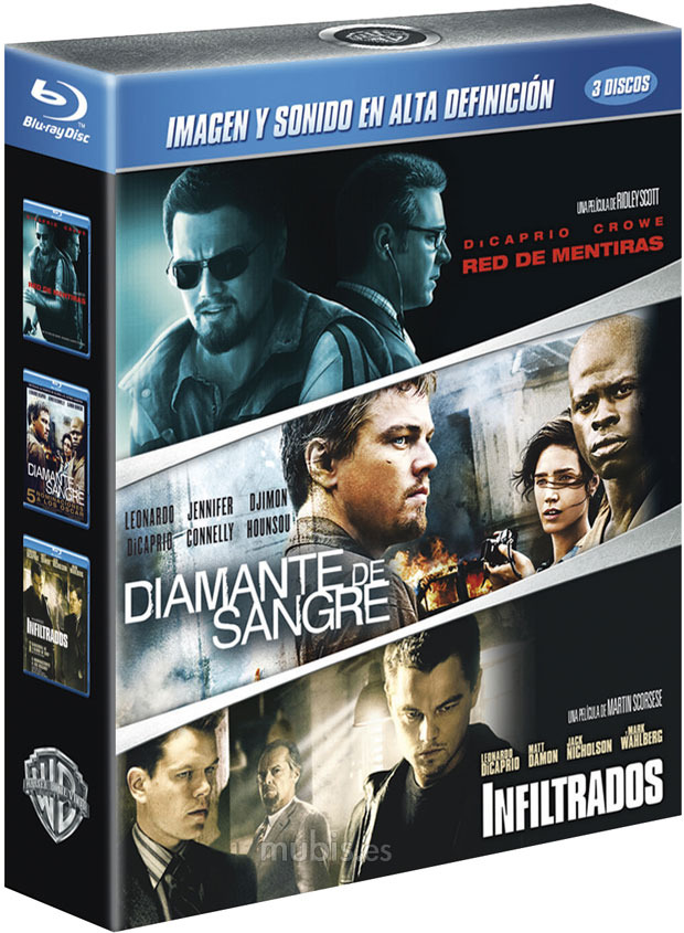 Pack Red de Mentiras + Infiltrados + Diamante de Sangre Blu-ray