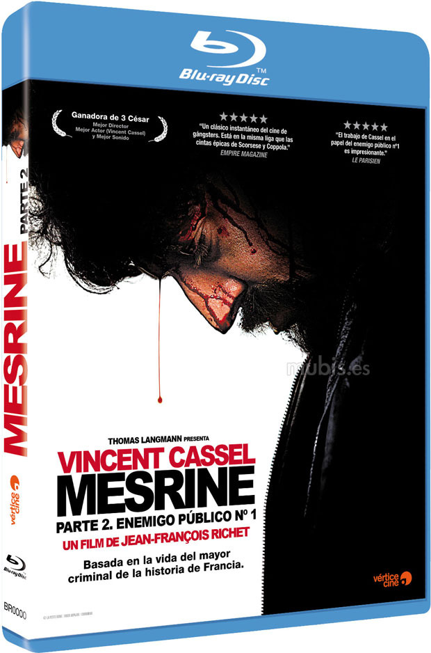 carátula Mesrine Parte 2. Enemigo Público Nº1 Blu-ray 1