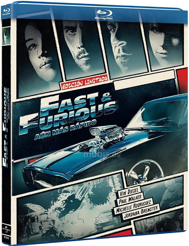 carátula Fast and Furious. Aún más Rápido - Edición Cómic Blu-ray 1