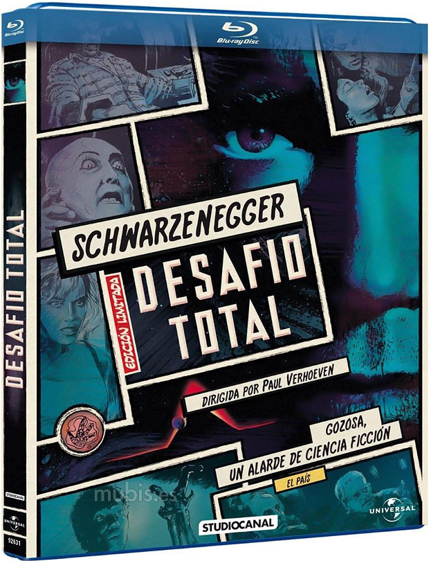 carátula Desafío Total - Edición Cómic Blu-ray 1