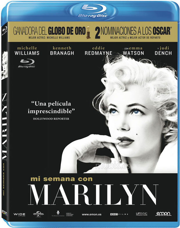 carátula Mi Semana con Marilyn Blu-ray 1