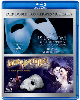 Pack Musicales: El Fantasma de la Ópera + El Amor Nunca Muere Blu-ray