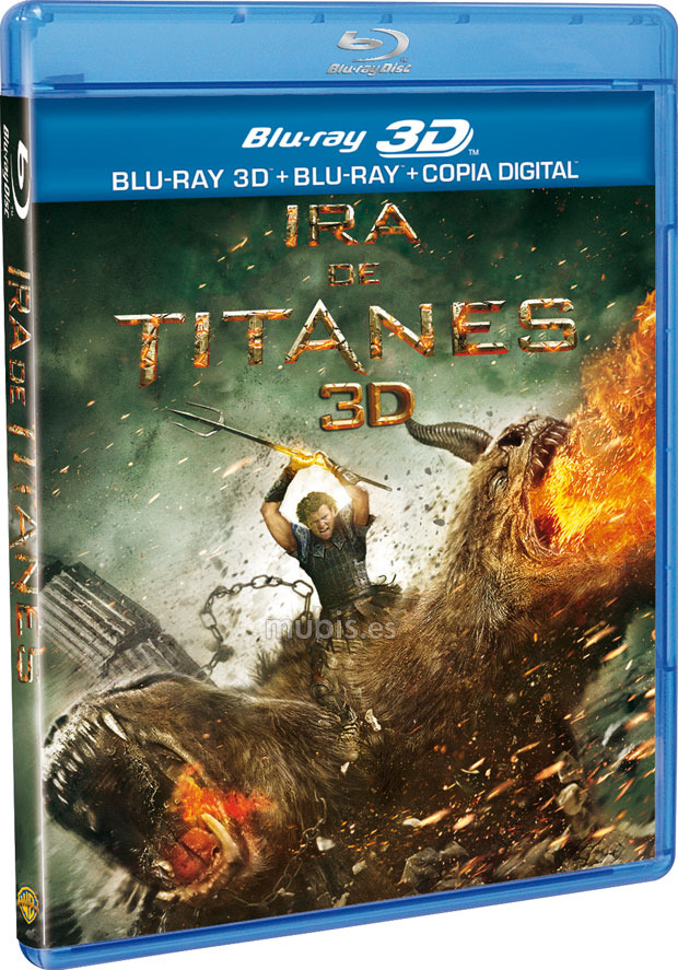 carátula Ira de Titanes Blu-ray 3D 1