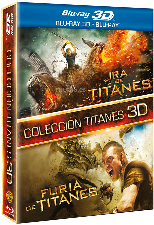 carátula Furia de Titanes + Ira de Titanes (Pack) Blu-ray 1