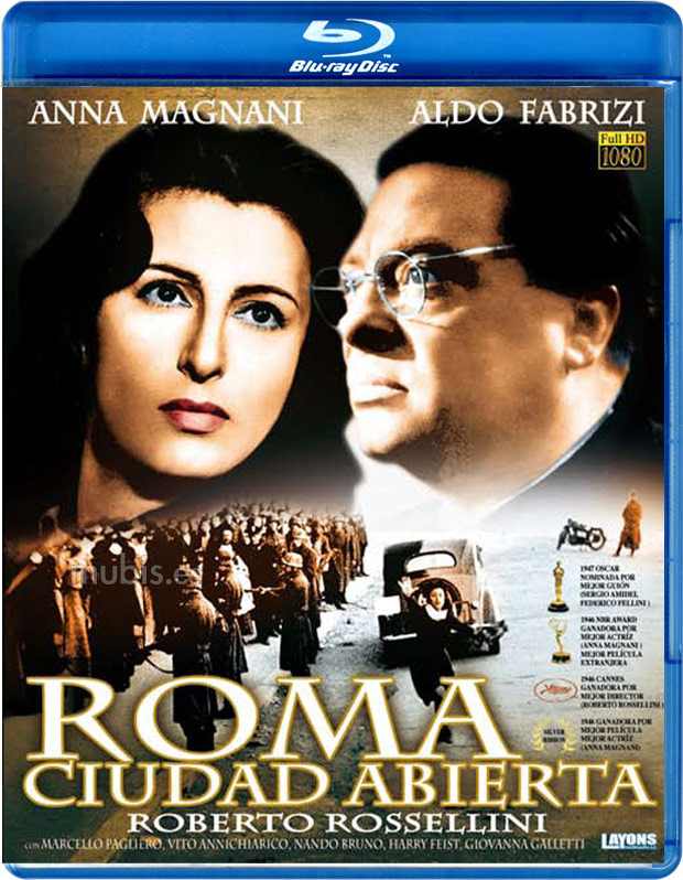 carátula Roma, Ciudad Abierta Blu-ray 1