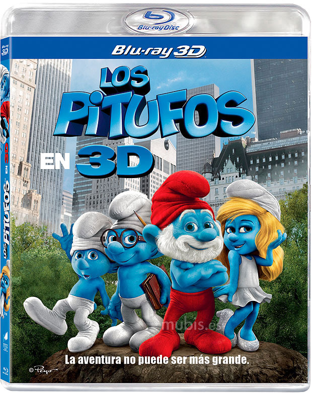 carátula Los Pitufos Blu-ray 3D 1