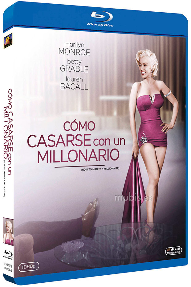 carátula Cómo Casarse con un Millonario Blu-ray 1