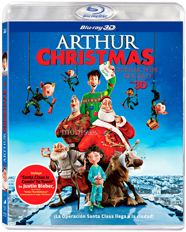 carátula Arthur Christmas: Operación Regalo Blu-ray 3D 1