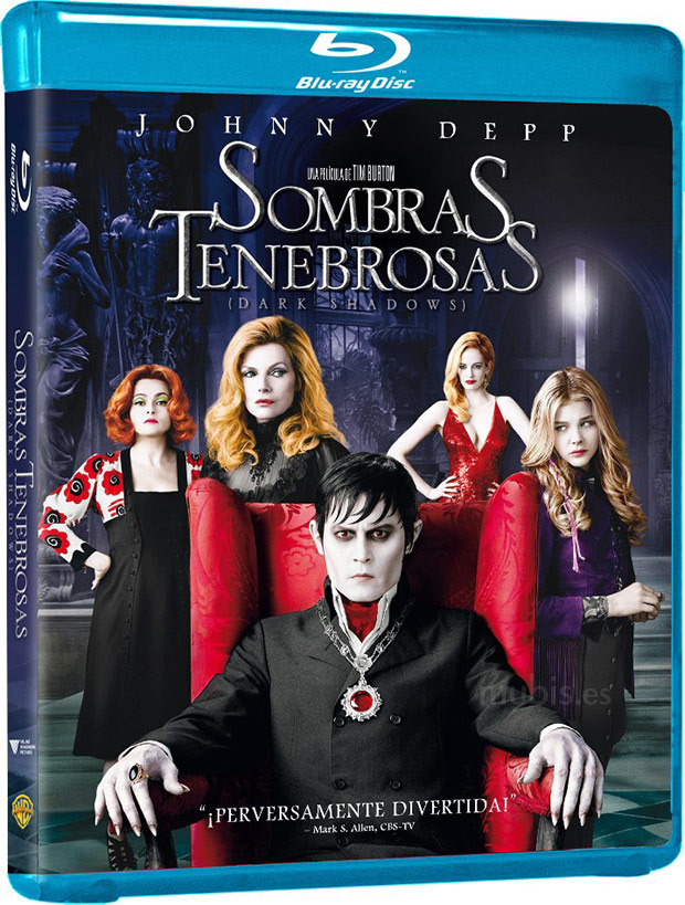 carátula Sombras Tenebrosas Blu-ray 1