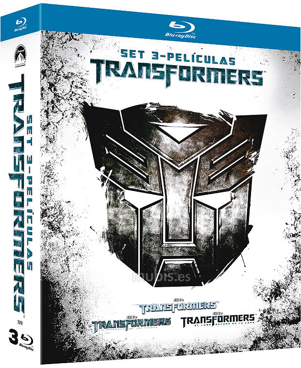 carátula Trilogía Transformers Blu-ray 1