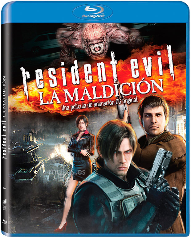 carátula Resident Evil: La Maldición Blu-ray 1