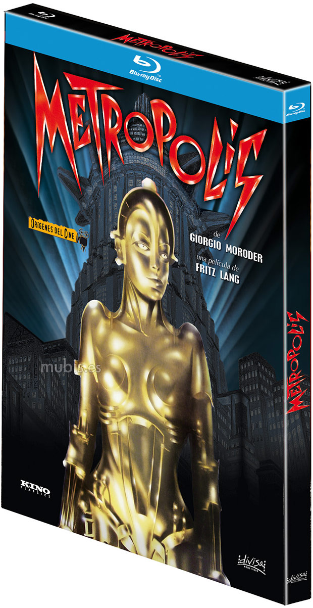 carátula Metrópolis de Giorgio Moroder Blu-ray 1