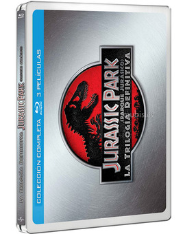 Trilogía Jurassic Park (Parque Jurásico) - Edición Metálica Blu-ray