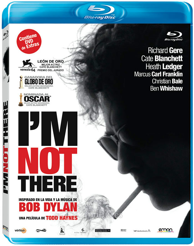 carátula I'm not There (con DVD extras) Blu-ray 1