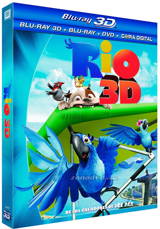 carátula Rio Blu-ray 3D 1
