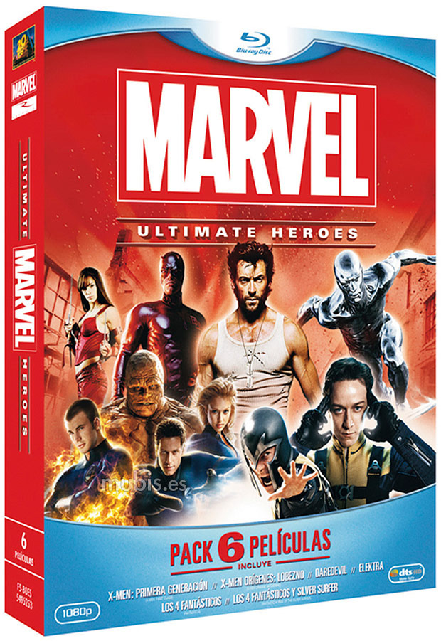 carátula Pack Marvel Blu-ray 1