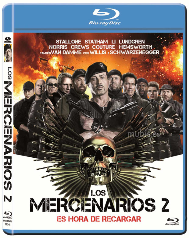 carátula Los Mercenarios 2 Blu-ray 1