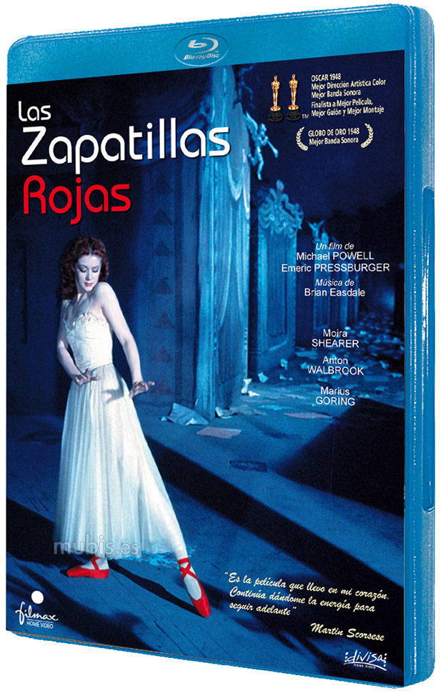 carátula Las Zapatillas Rojas Blu-ray 1