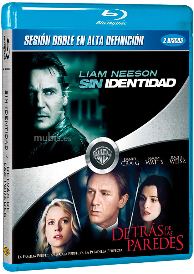 carátula Pack Sin Identidad + Detrás de las Paredes Blu-ray 1