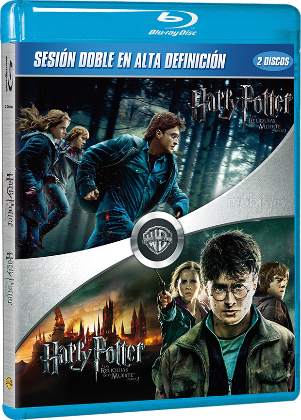 carátula Harry Potter y las Reliquias de la Muerte: Partes 1 y 2 Blu-ray 1