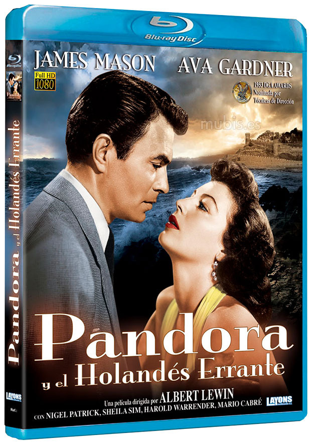 carátula Pandora y el Holandés Errante Blu-ray 1