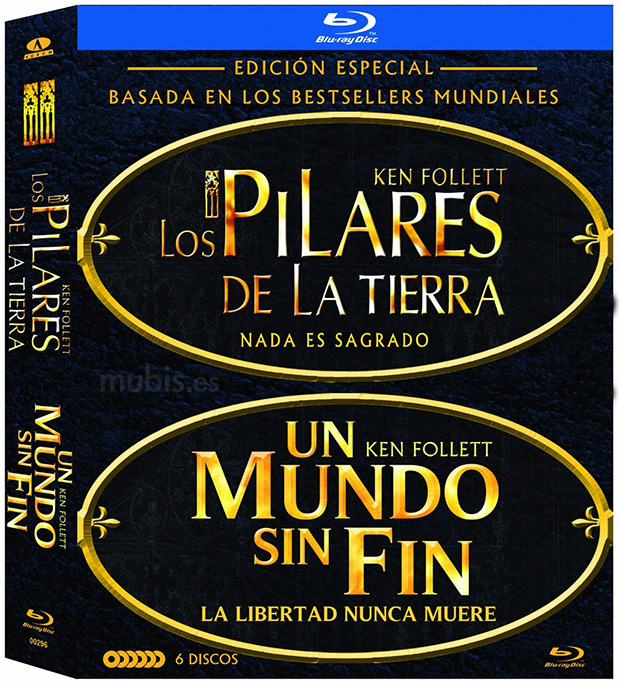 carátula Pack Los Pilares de la Tierra + Un Mundo sin Fin Blu-ray 1