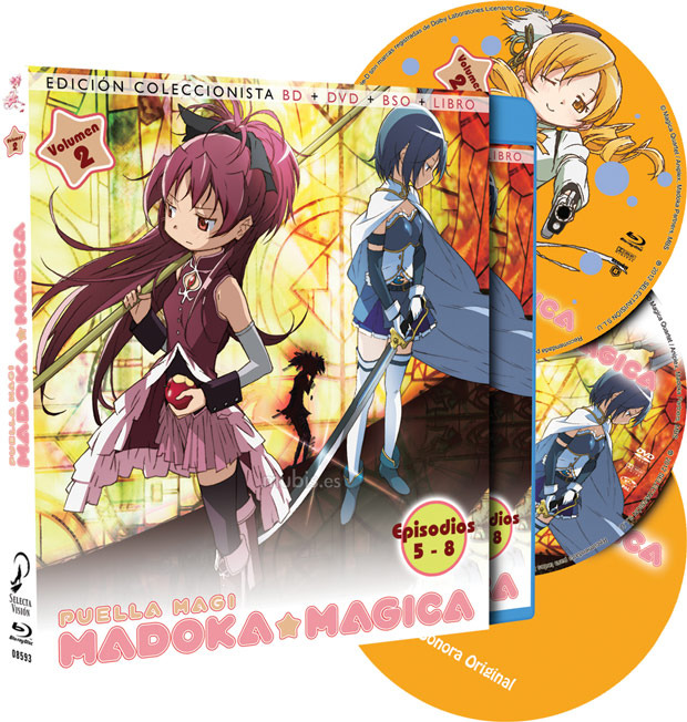 carátula Puella Magi Madoka Magica - Volumen 2 (Edición Limitada) Blu-ray 1