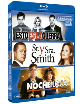 Pack Esto es la Guerra + Sr y Sra Smith + Noche Loca Blu-ray