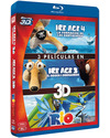 Pack Ice Age 3 + Ice Age 4 + Rio Blu-ray 3D
