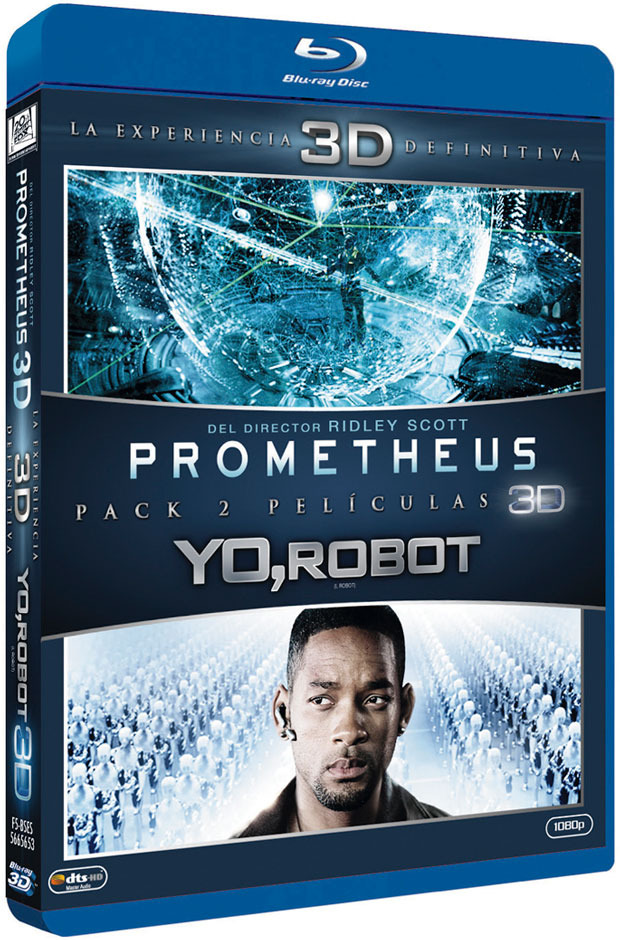 Pack Prometheus + Yo, Robot Blu-ray 3D
