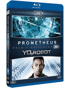 Pack Prometheus + Yo, Robot Blu-ray 3D