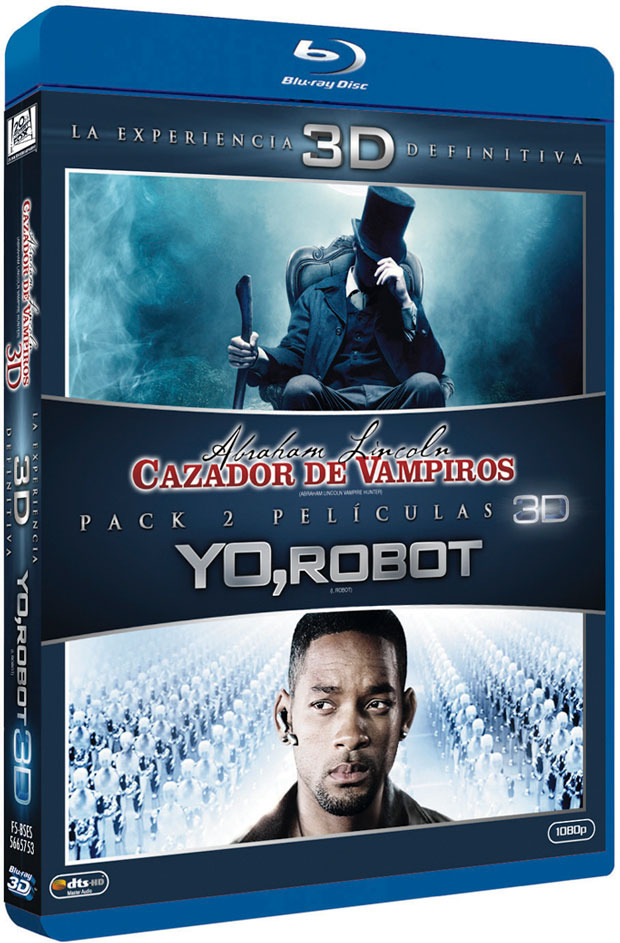 Pack Abraham Lincoln: Cazador de Vampiros + Yo, Robot Blu-ray 3D