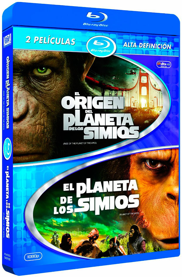 Pack El Origen del Planeta de los Simios + El Planeta de los Simios Blu-ray