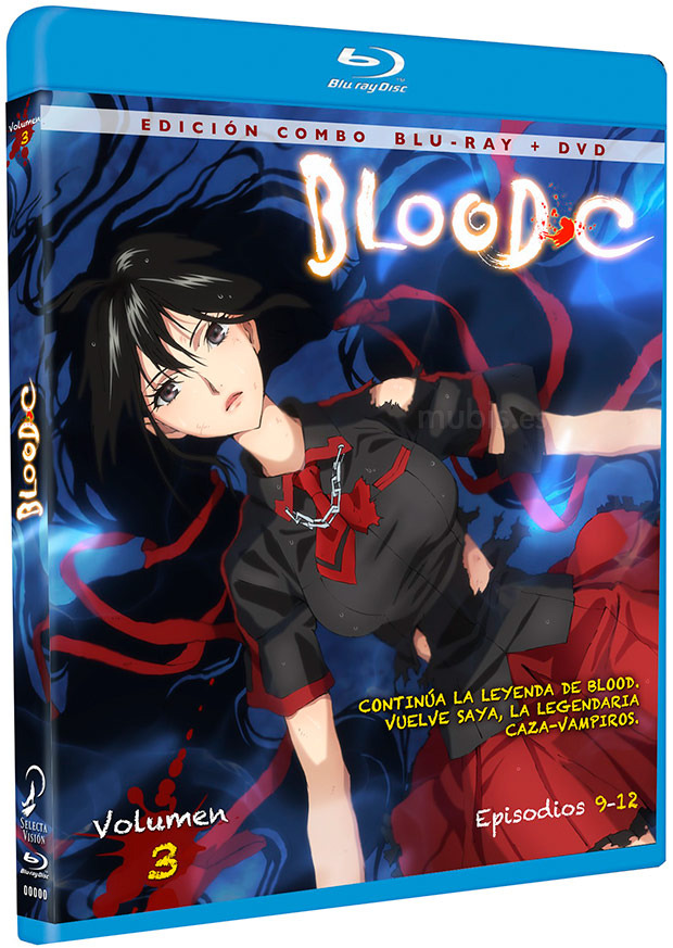 carátula Blood C - Volumen 3 Blu-ray 1