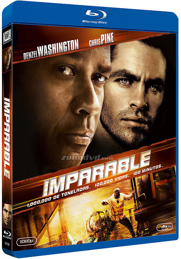 carátula Imparable - Edición Sencilla Blu-ray 1