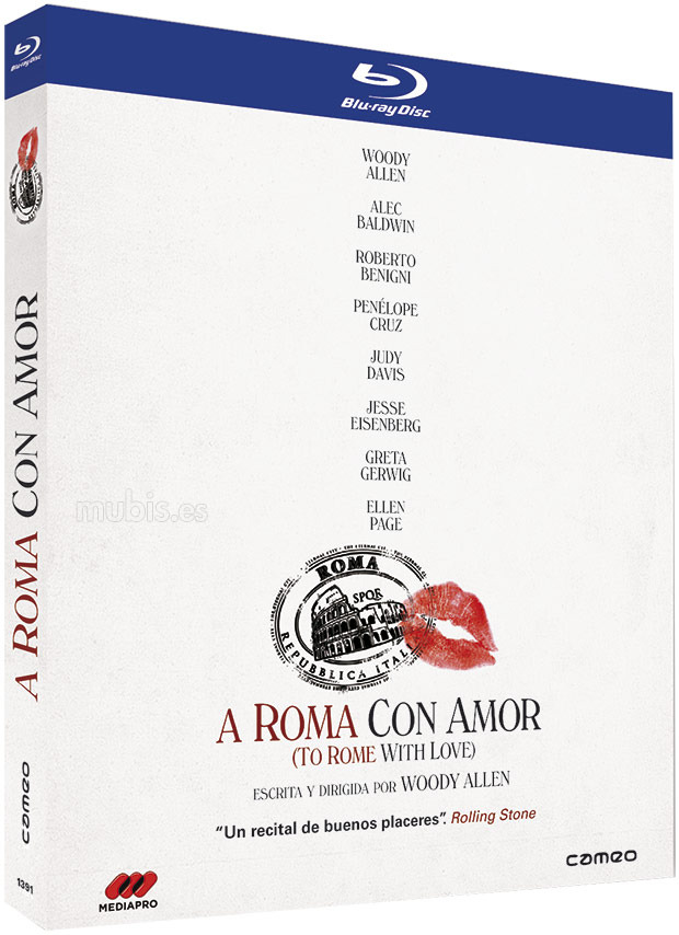 carátula A Roma con Amor Blu-ray 1