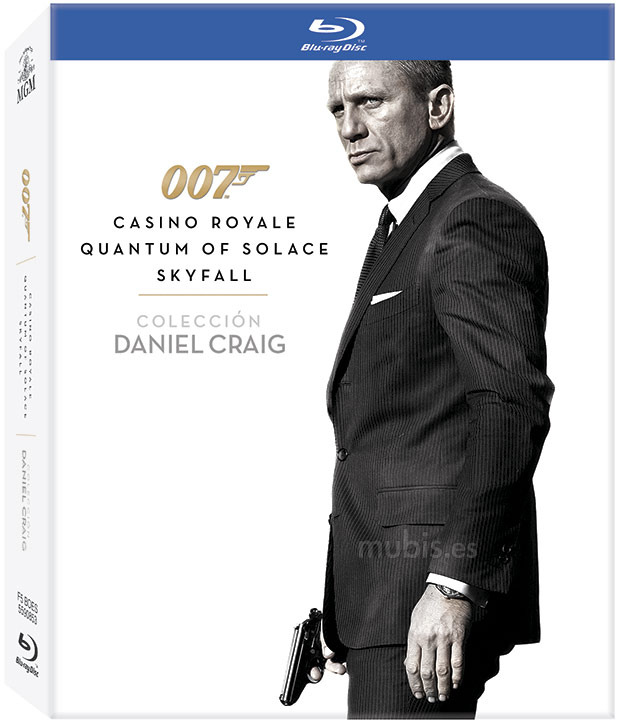carátula Trilogía 007 Daniel Craig (James Bond) Blu-ray 1