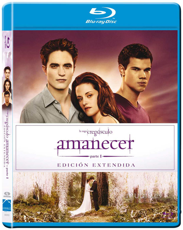 carátula Crepúsculo: Amanecer - Parte 1 (Edición Extendida) Blu-ray 1